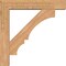 Ekena Millwork Balboa Block Smooth Bracket w/ Offset Brace, Western Red Cedar, 7 1/2"W x 40"D x 40"H BKT0806X40X40BOA05SWR - alternate 2